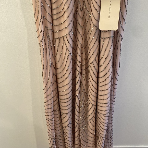 Adrianna Papell | Sequin Floor Length Dress - Picture 5 of 6